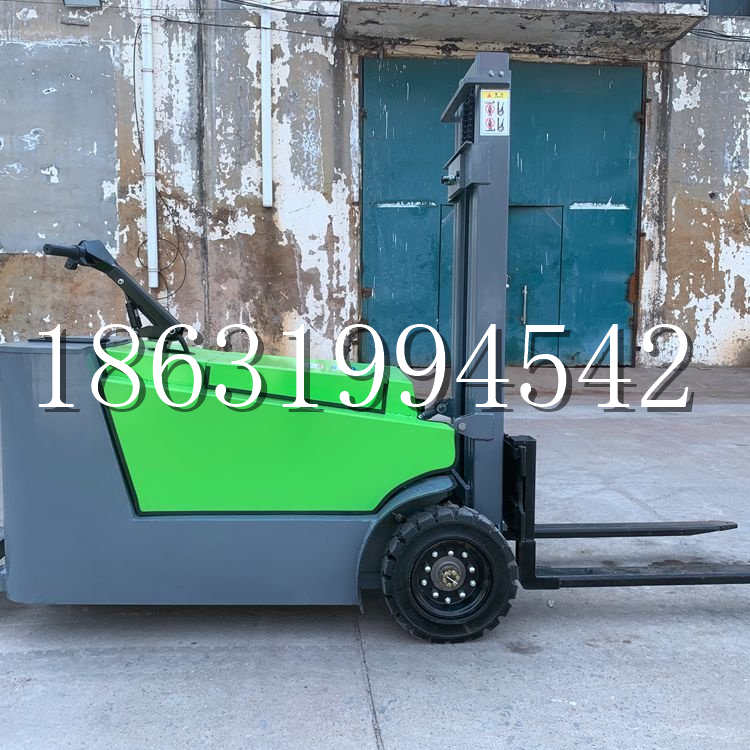 周口市小型电动叉车1吨2吨步行站驾式电瓶堆高充电装卸车液压升降车铲车